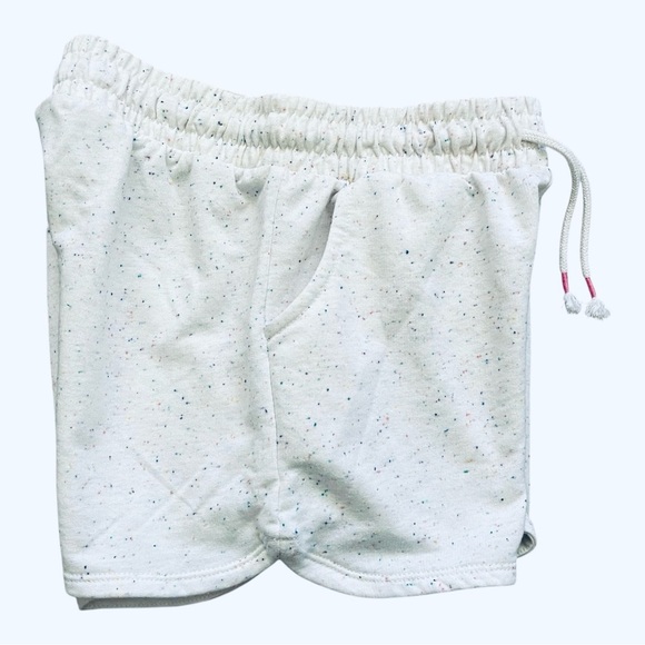 Cat & Jack casual white speckled confetti Girls shorts L (10-12) elastic waist - Picture 6 of 12